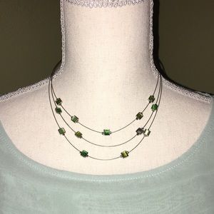Lia Sophia Blue And Green Necklace